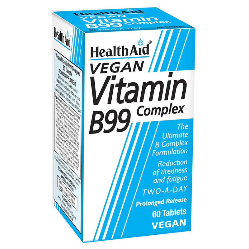 Health aid vitamin b99 complex x 60 veg tablets, , medium-null