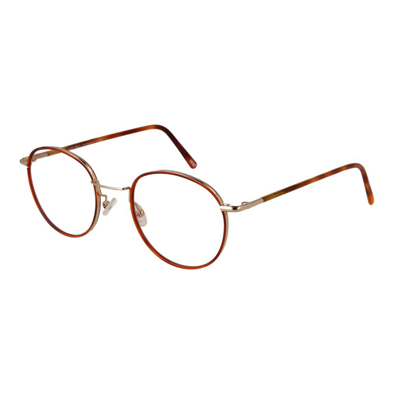 Orange metal glasses (frames)-null