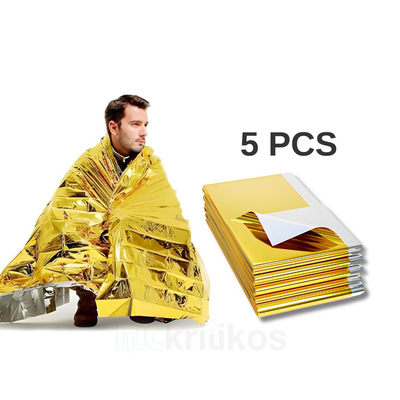 Emergency thermal blankets 5pcs, , medium