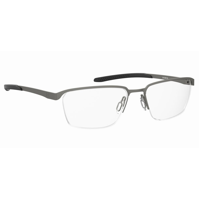 Gray metal glasses (frames)-null