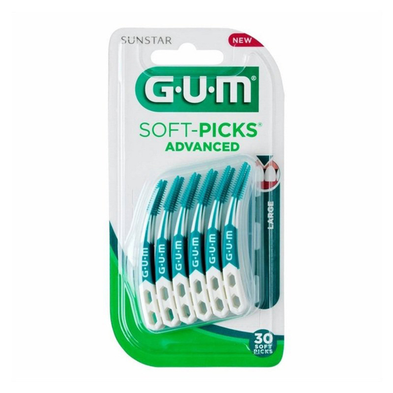 Gum soft-picks advanced  l 30pcs, , medium-null
