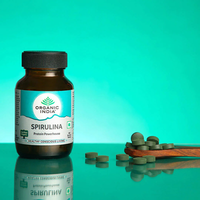 Organic india spirulina 120s, , medium