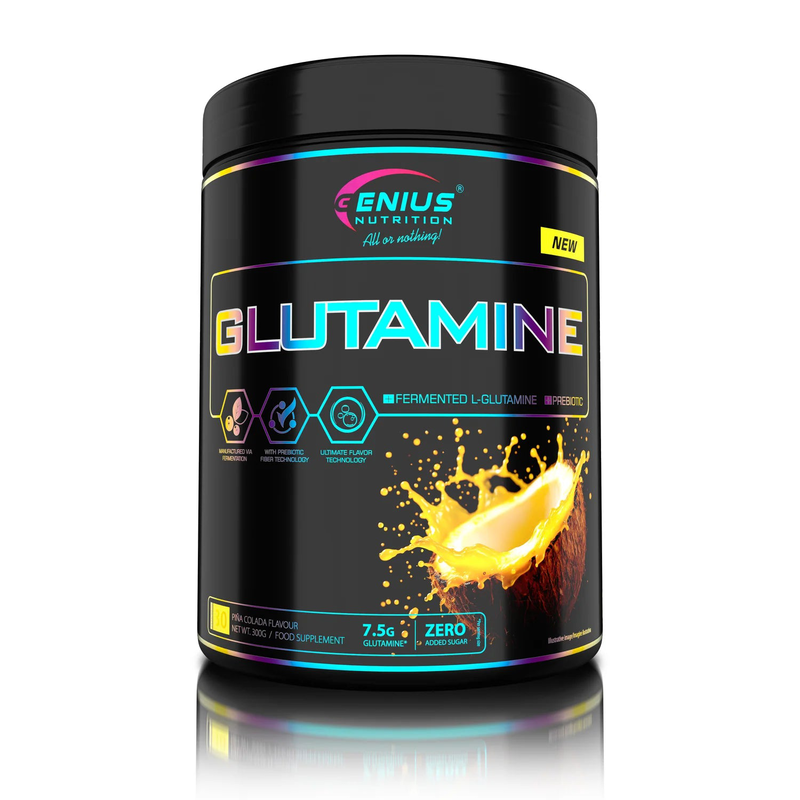 Genius nutrition, glutamine 300g/30serv-null