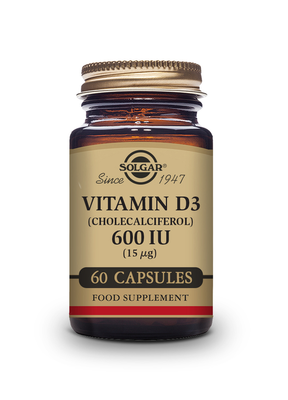 Solgar - vitamin d3 cholecalciferol 600 iu 15 vegetable capsules-pack of 60, , medium image number null