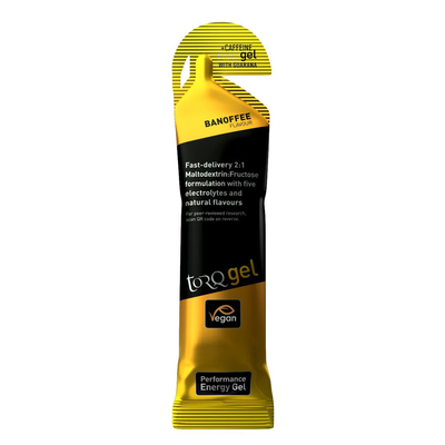 Torq gel banoffee flavour performance energy gel 45g