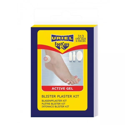 Uriel foot care active gel blister plaster kit 313 9pcs, , medium
