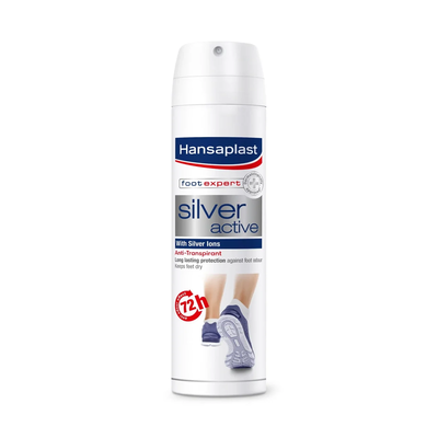Hansaplast silver active deodorant 48574, foot spray, 150ml, , medium
