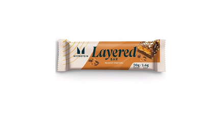 My protein layered protein bar peanut pretzel flavor 60gr, , medium