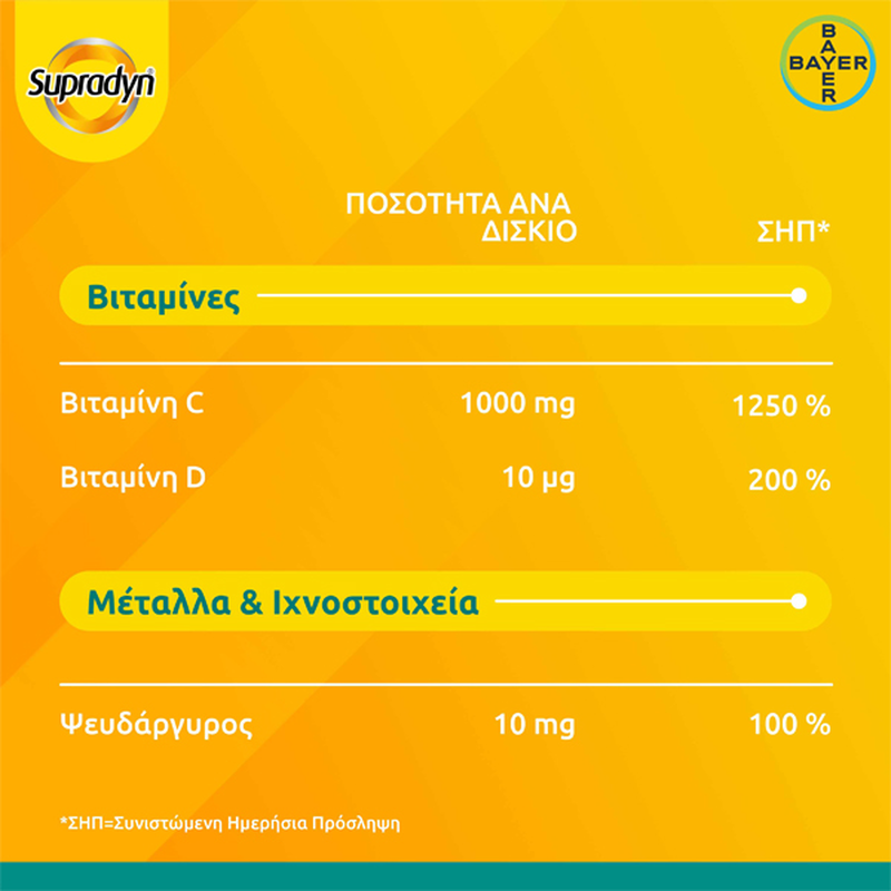 Supradyn immunity x 30 effervescent tablets, , medium-null