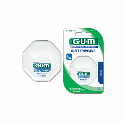 Gum butlerweave floss waxed 1155 55m, , medium