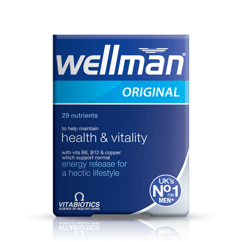 Vitabiotics wellman original, helps mantain health & vitality 30tablets, , medium-null
