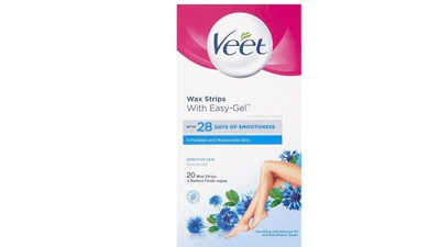 Veet sensitive legs, depilatory strips, 20, , medium
