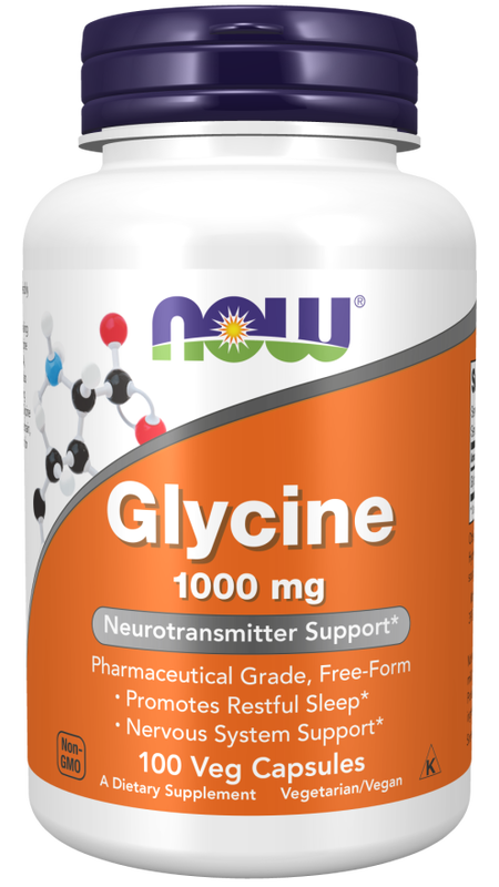 Now foods - glycine 1000mg x 100 veg capsules, , medium-null