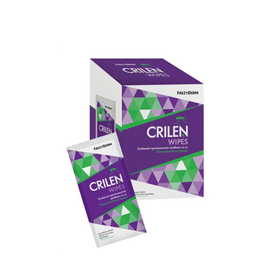 Frezyderm crilen wipes ενυδατικά μαντηλάκια για προστασία από τσιμπήματα εντόμων 20 φακελάκια, , medium