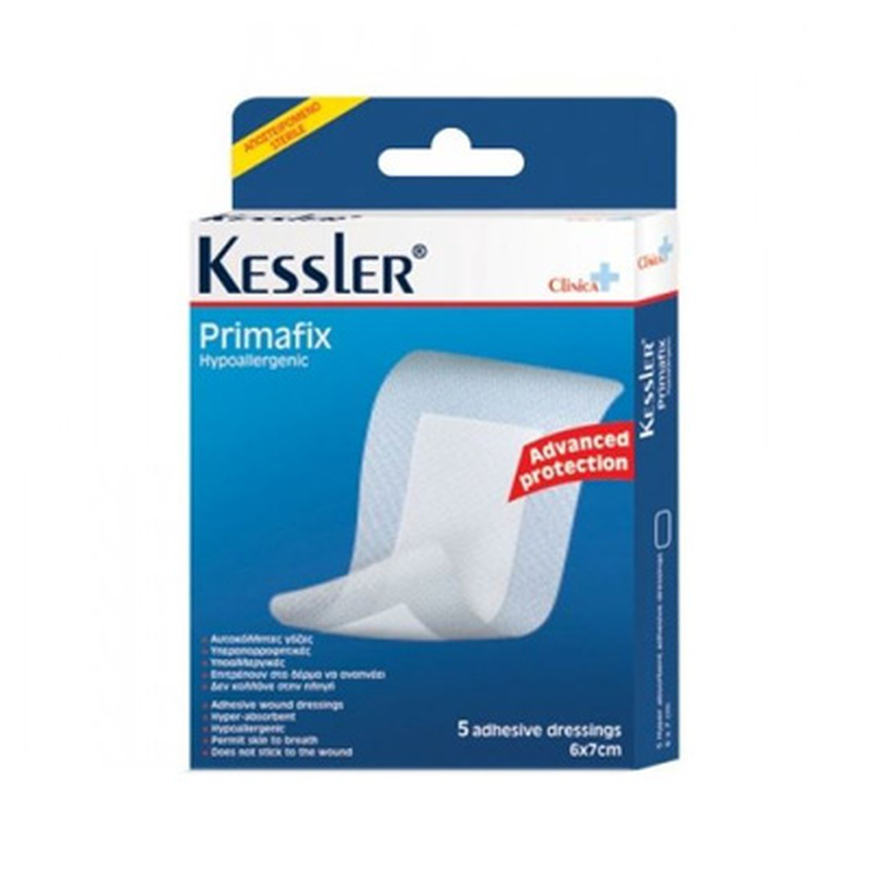Kessler primafix 6x7cm 5pcs, plasters, , medium-null