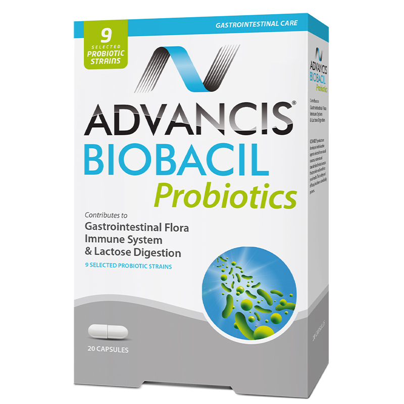 Product image: Advancis biobacil probiotics x 20 capsules, , medium-null