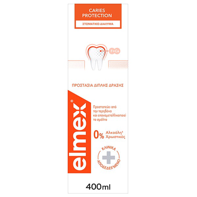 Elmex | caries protection &sigma;&tau;&omicron;&mu;&alpha;&tau;&iota;&kappa;ό &delta;&iota;ά&lambda;&upsilon;&mu;&alpha; &gamma;&iota;&alpha; &pi;&rho;&omicron;&sigma;&tau;&alpha;&sigma;ί&alpha; &alpha;&pi;ό &tau;&eta;&nu; &tau;&epsilon;&rho;&eta;&delta;ό&nu;&alpha; | 400ml, , medium