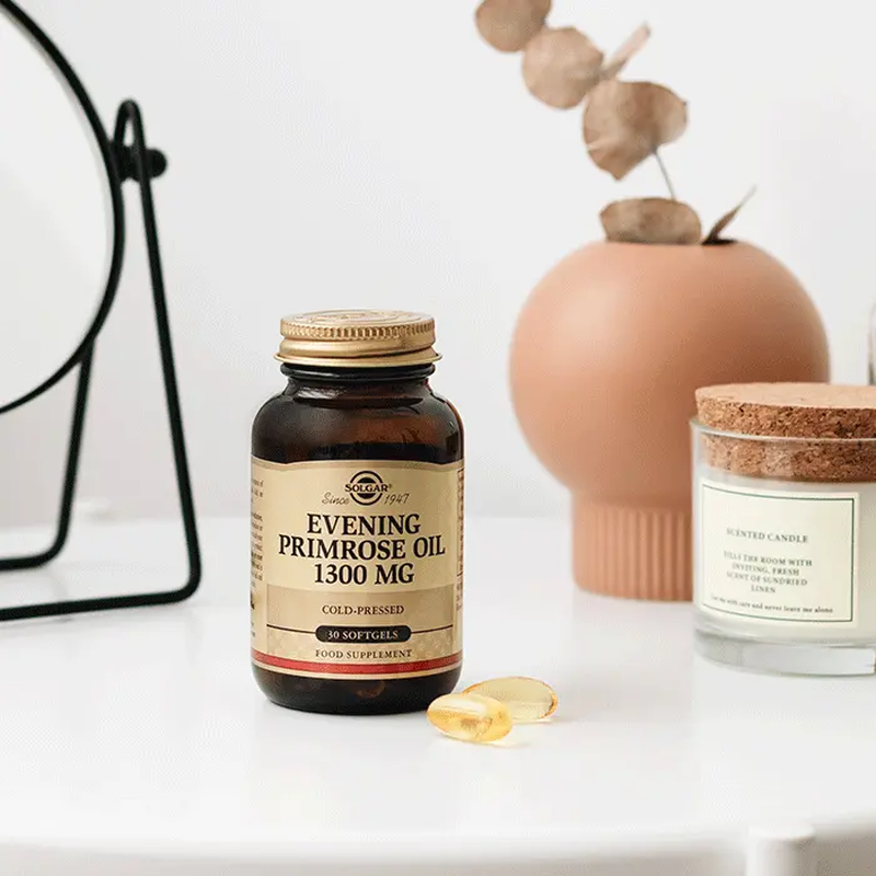 Solgar evening primrose oil 1300mg x 30 softgels - for the relief of premenstrual & menopause symptoms, , medium-null