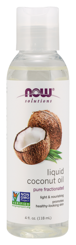 Now foods coconut oil pure 118ml - fractionated, , medium-null