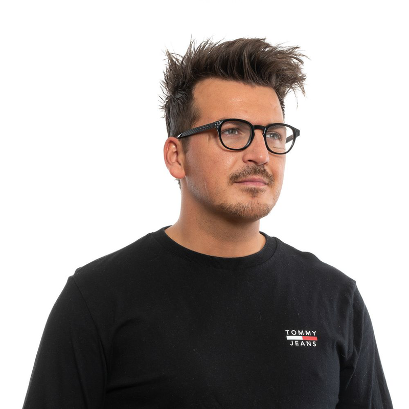Black plastic glasses (frames)-null