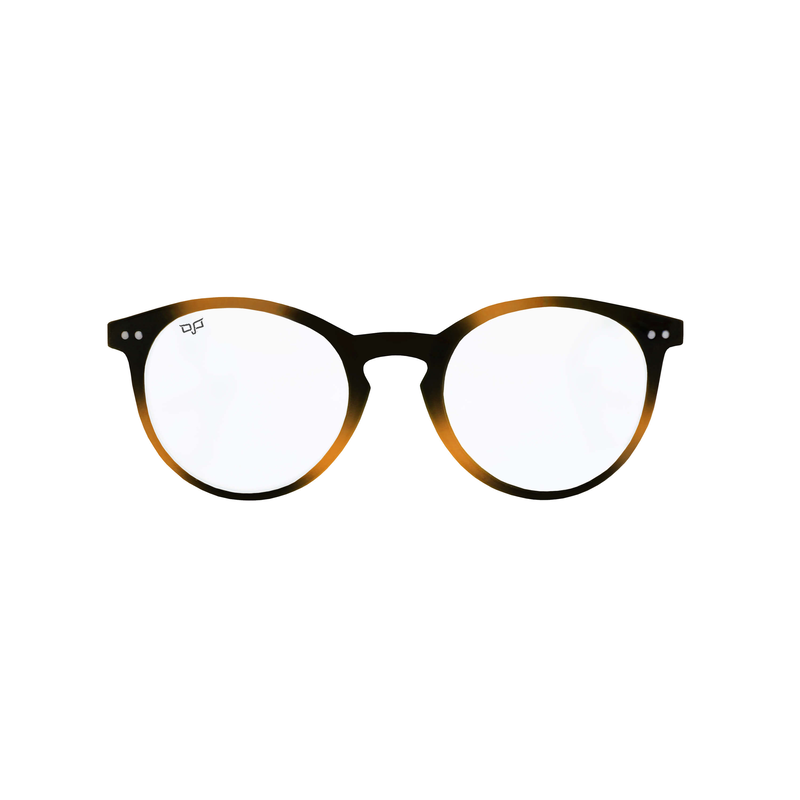 Product image: OJO reading glasses brown black round with uv420 blue block 2.00, , medium-null