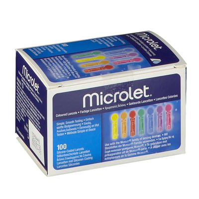 Microlet colored lancet 100, , medium