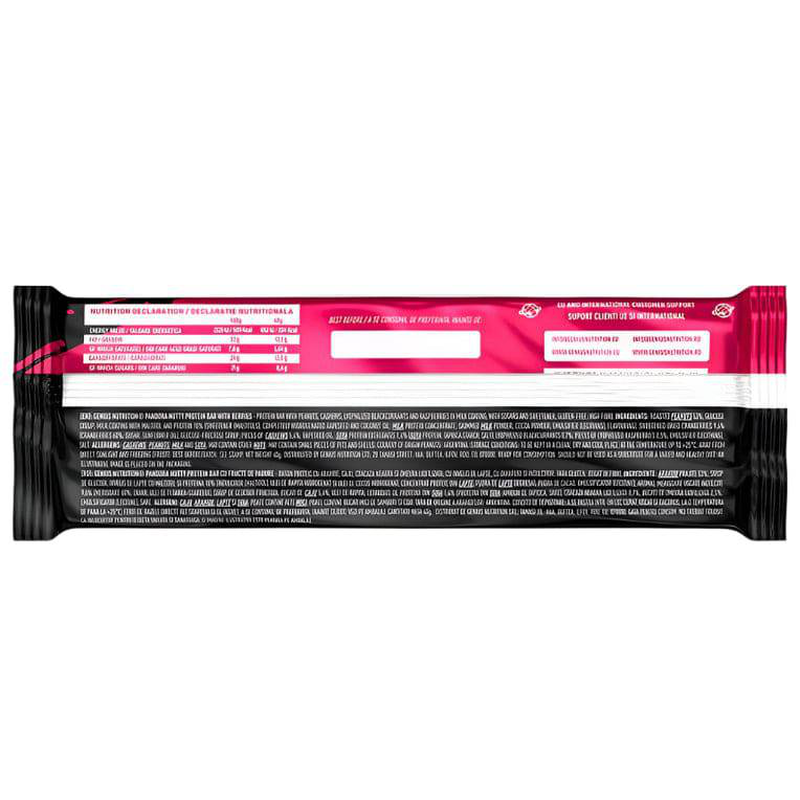 Product image: Pandora nutty protein bar 40g (berries), Genius nutrition, , medium-null