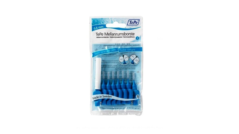 Product image: Tepe interdental blue brush 8 x 0.6mm / s3, , medium-null