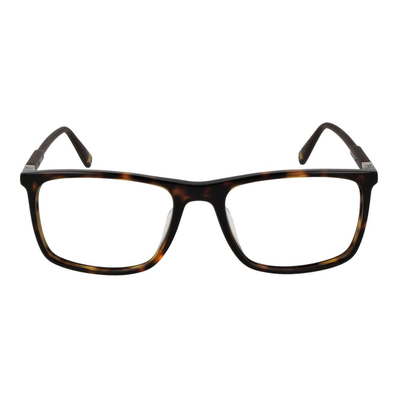 Brown plastic glasses (frames)-null