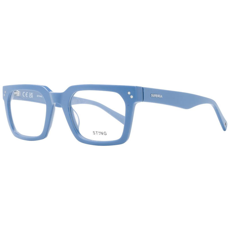 Blue acetate & plastic glasses (frames)-null