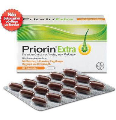 Priorin extra 60caps 60 capsules, , medium