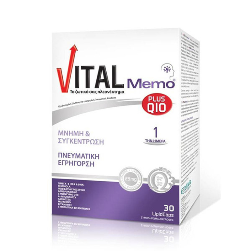 Vital memo plus q10 30 &kappa;ά&psi;&omicron;&upsilon;&lambda;&epsilon;&sigmaf;, , medium-null