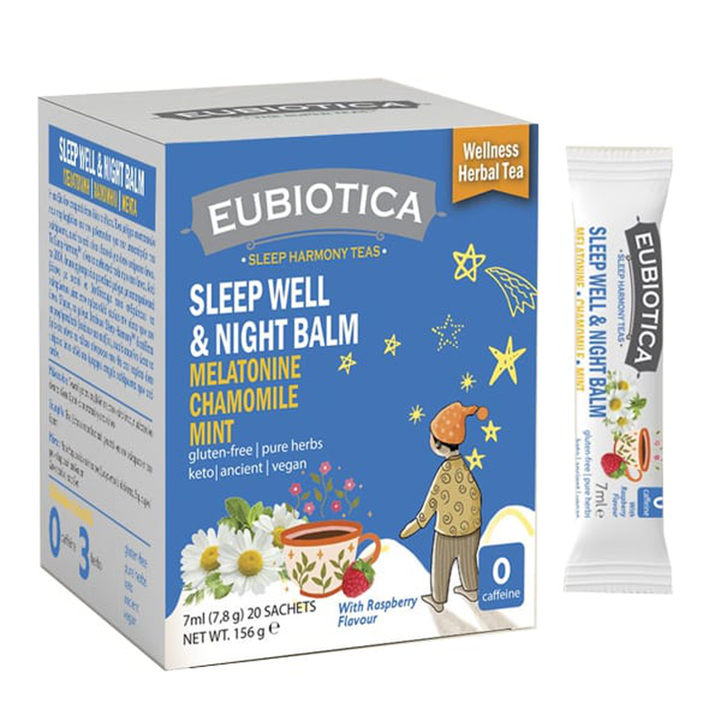 Eubiotica sleep well & night balm 20 sachets, , medium-null