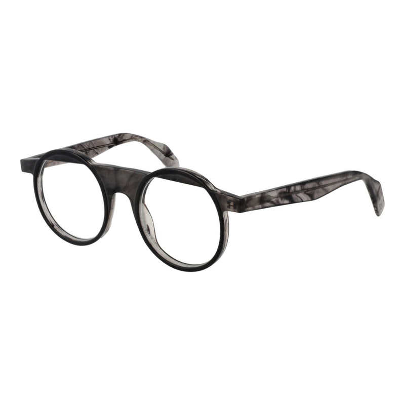 Gray plastic glasses (frames)-null