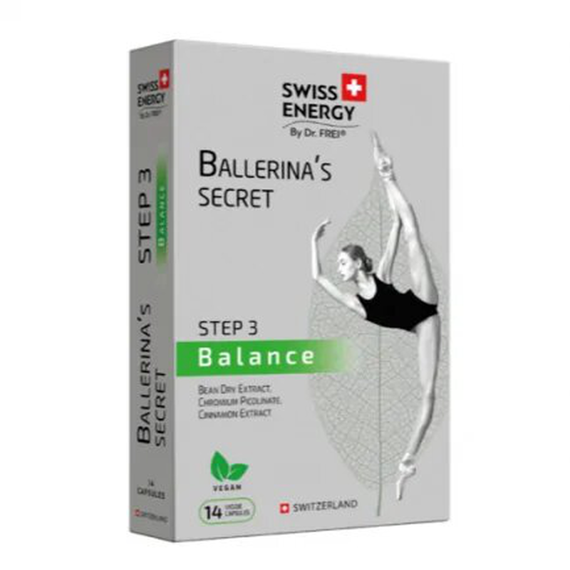 Swiss energy ballerinas secret step 3 balance x 14 veggie capsules, , medium-null