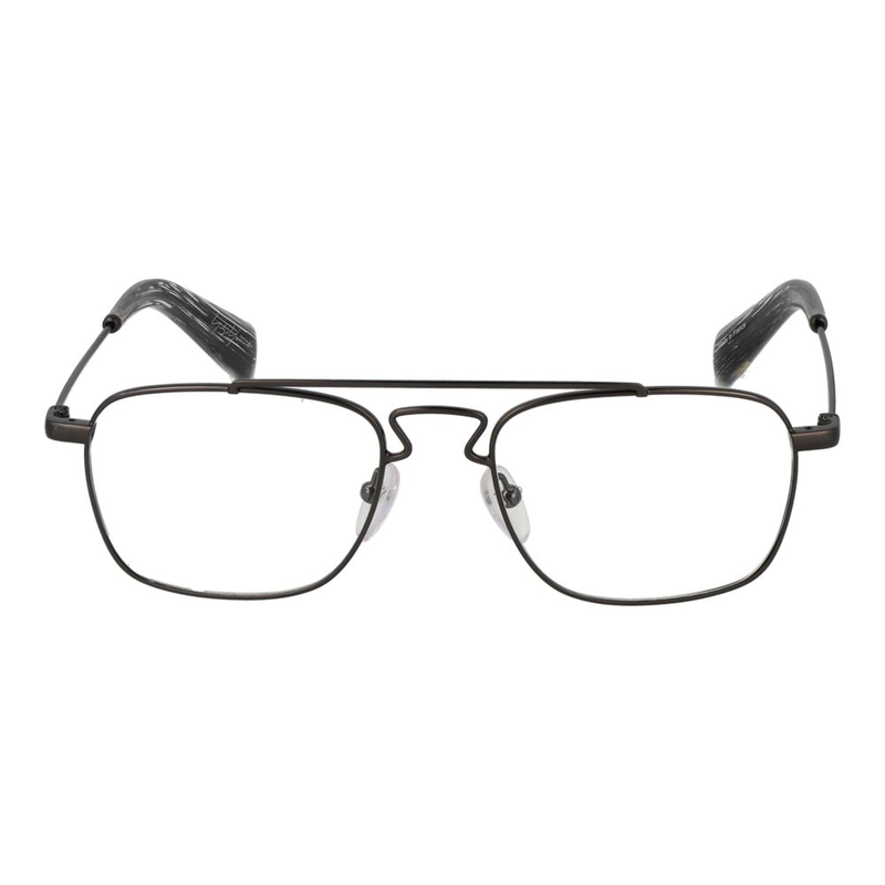 Gray metal glasses (frames)-null