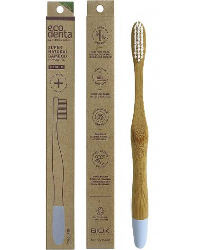 Ecodenta bamboo toothbrush medium, , medium image number null