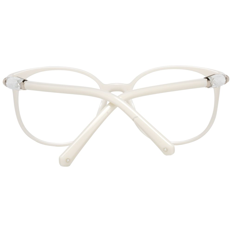 White plastic glasses (frames)-null