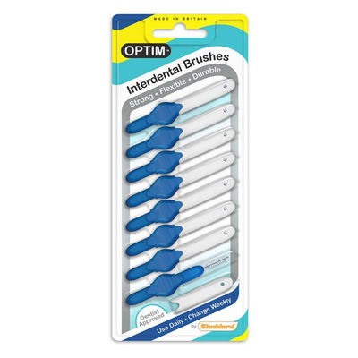Stoddard - interdental blue brushes , 0.6mm, , medium