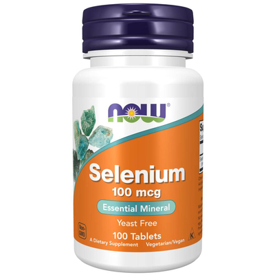 Now selenium 100mcg, 100 tablets, , medium