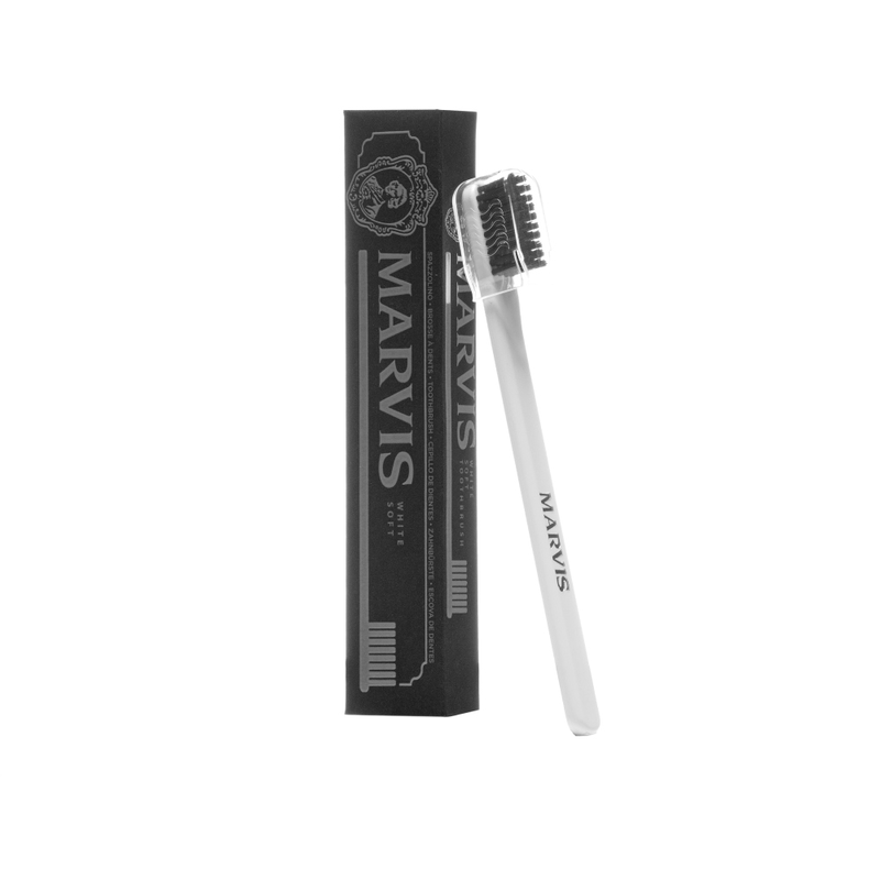 Marvis white soft toothbrush, , medium image number null