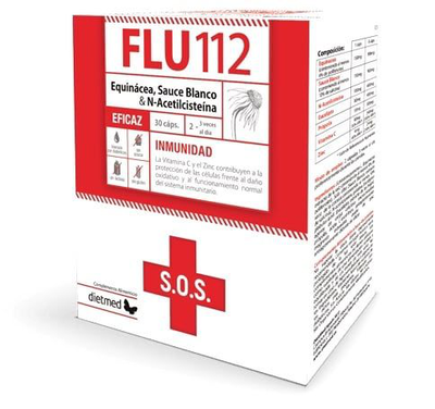 Dietmed flu 112 sos 30 capsules, , medium