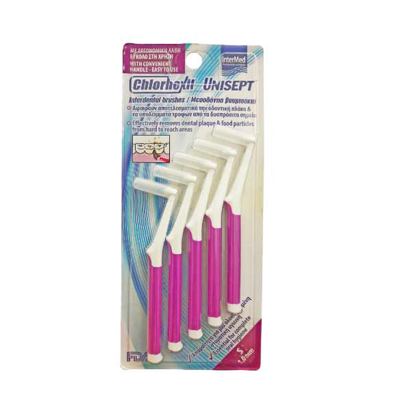 Chlorhexil unisept interdental brushes s 1.00mm 5pcs, , medium-null