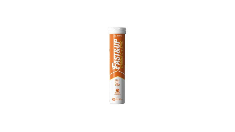 Fast & up vitamin c, zinc orange flavour 20 effervescent tablet, , medium-null