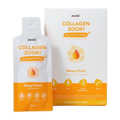 Zooki collagen mango-peach πόσιμο κολλαγόνο 14 φακελάκια, , medium