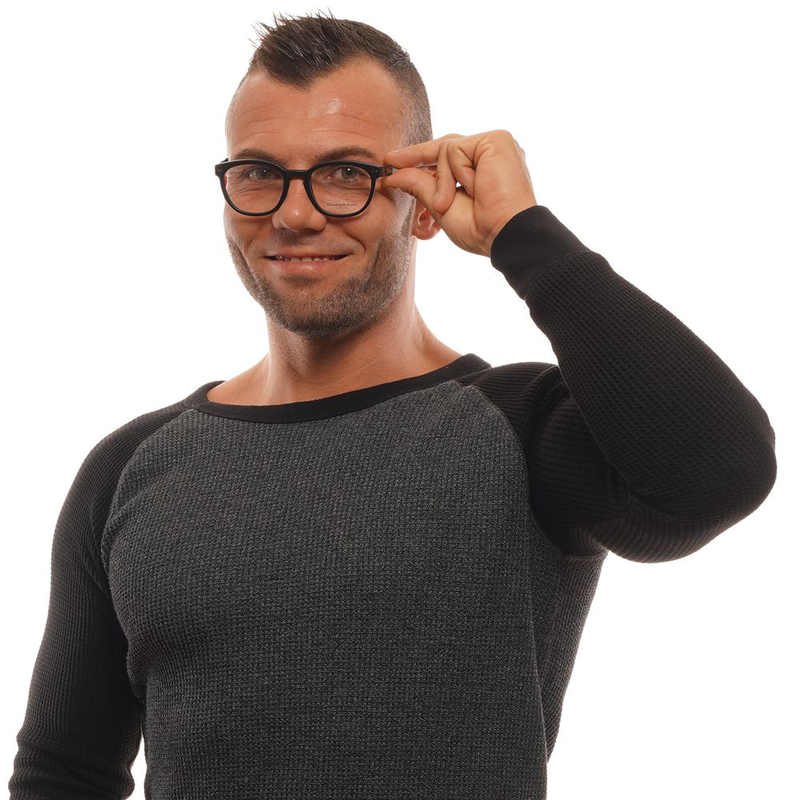 Black plastic glasses (frames)-null