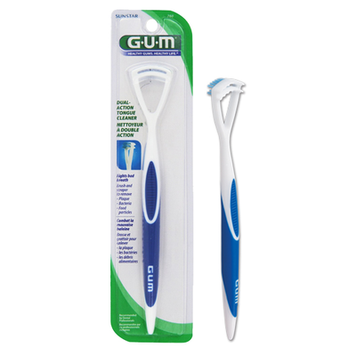 Gum dual action tongue 760 cleaner, , medium
