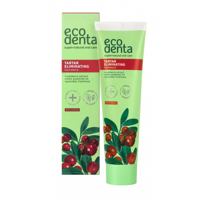 Ecodenta tartar eliminating toothpaste with cranberry extract 100ml
