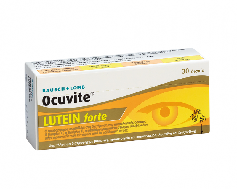 Bausch & lomb ocuvite lutein forte 30tablets, , medium-null