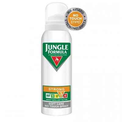 Jungle formula strong soft care insect repellent irf3 no touch spray 125ml